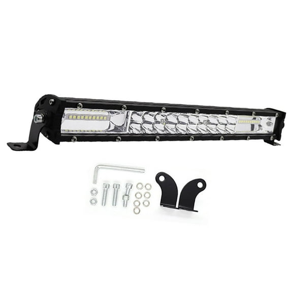 EHJRE Generic Light LED Bar Driving Lamp Easy Installation Mount Hardware Lighting Kit 34cm 40LED 120W