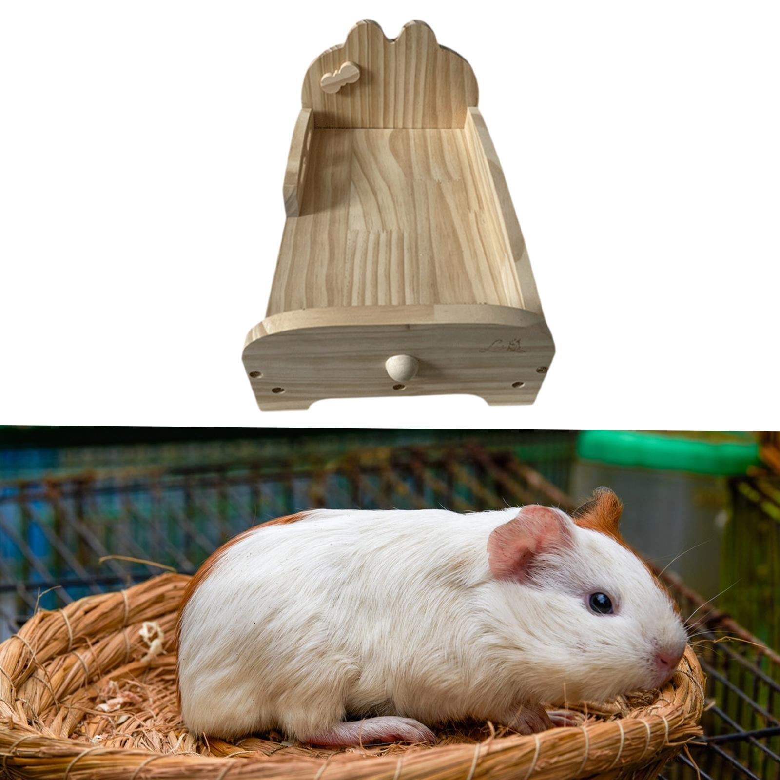 Curated visual reference: Beginner Hamster Habitat Kits With Easy Assembly Reference: Ehjre Guinea Pig Bed Hideout Easy To Assemble Sturdy Multipurpose
