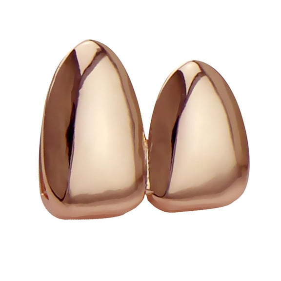 EHJRE Halloween Shining Bling Elegant Smooth 18 2Pcs Accessories Rose Gold