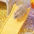 thumbnail image 1 of EHJRE Hamster Climbing Ladder Bendy Bridge for Similar Sized Pets Hedgehog Gerbils Yellow, 1 of 8