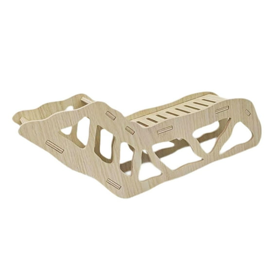 EHJRE Hamster Climbing Toy Wooden Ladder Hamster House Hideouts Hamster Bedding Hamster Habitat for Small Animal Rat Syrian Hamster