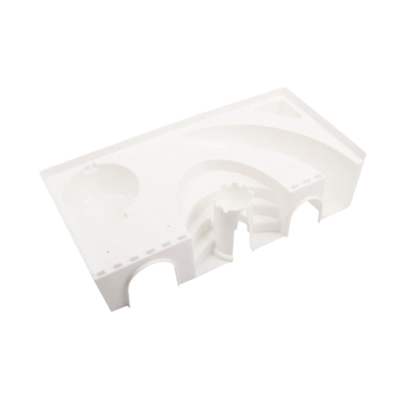 EHJRE Hamster Exercise Toy Hamster Platform Cave Fun Educational Toy Playing Gerbil Hideout Small Animal Toy for Rats Mouse Gerbils white