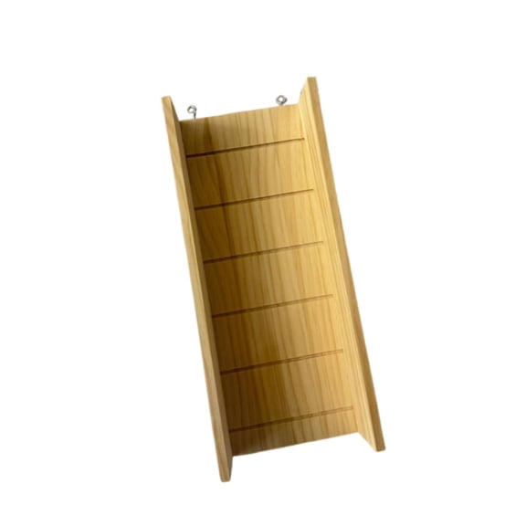EHJRE Hamster Wooden Ladder Climbing Bridge Bridge Accessory Wooden Chew Stick Creative Climbing Toy Cage Decoration for Hamsters, Gerbils, Degus, And Ferre 35cmx18cmx16cm