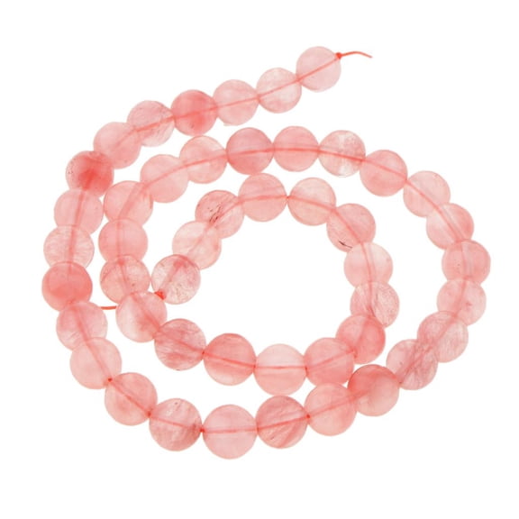 EHJRE Hand-Made Crystal Gemstone Round DIY Loose Beads Jewelry Making Strands 8mm