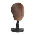 thumbnail image 1 of EHJRE Hat Display Holder Mannequin Head Portable Beauty Displaying Sturdy Lifelike with Base Hat Storage Rack Head Model Hat Holder black base, 1 of 8