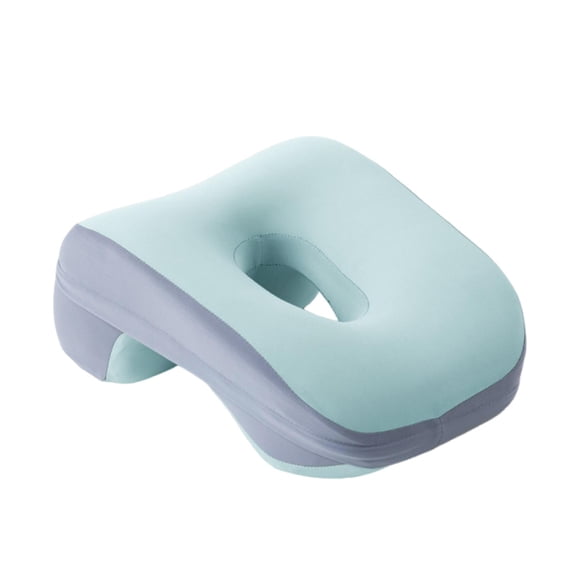 EHJRE Head Cushion Desk Sleeping Napping Pillow Kids Size 24x12cm Skin Friendly Material Removable Cover Washable Face Down Pillow light blue
