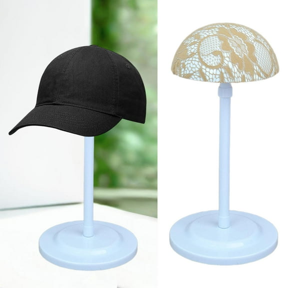 EHJRE Holder Display Stand Making Styling Multipurpose Cap Holder Hairpieces Storage Rack for Shop Home School Beauty Salon Brown