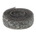 thumbnail image 1 of EHJRE Hotfix Crystal Rhinestone Applique Trim 20mm for Dress Costume DIY Supplies Gray, 1 of 9