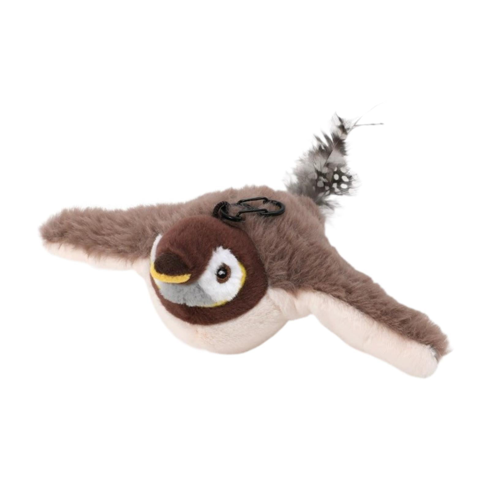 EHJRE Interactive Cat Toy Flapping Bird Cat Toy Training for Indoor Cats Lifelike Simulated Chirping for Exercise Chewing Bite Playing