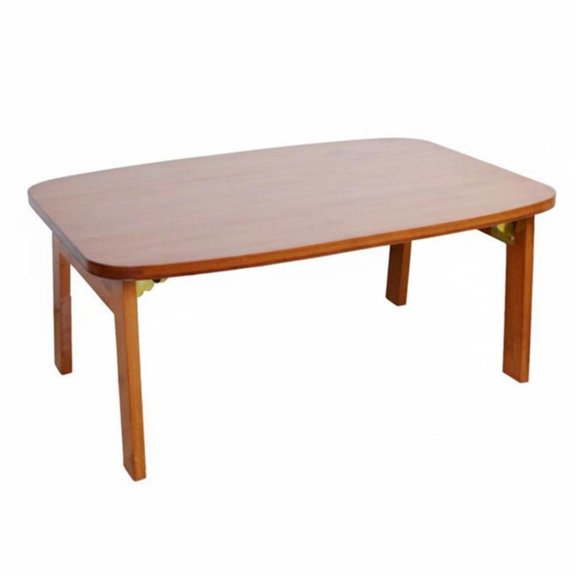 EHJRE Japanese Design Low Table Multifunctional Folding Floor Desk Space Saving Japanese Folding Coffee Table for Students, Bay Window, Balcony 70CM