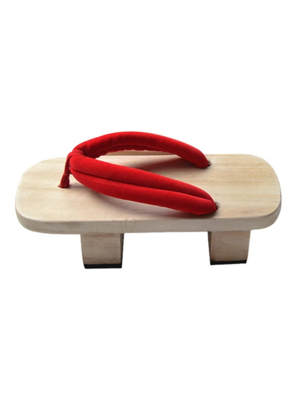 Japanese Wooden Clogs Fashion Slippers for Travel Apartment Cosplay 38 Size