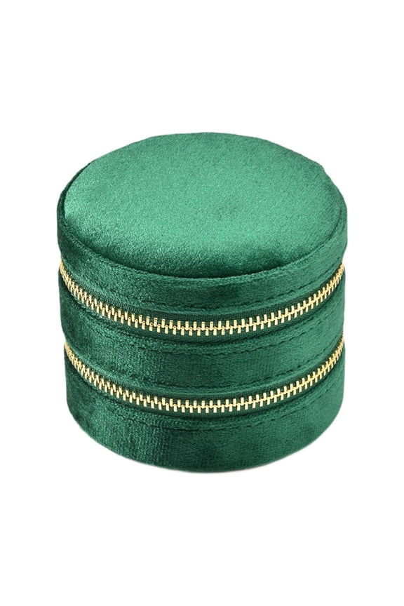 Jejewellery Organizer Box Velvet Earring Box for Birthdays Wedding Christmas Green