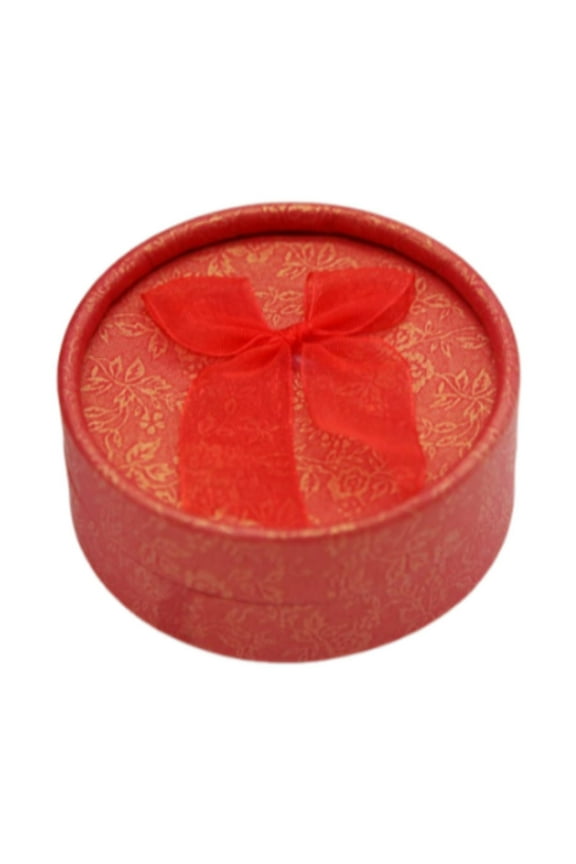 Jewelry Gift Display Case Trinket Storage Box Showcase Storage Gift Red