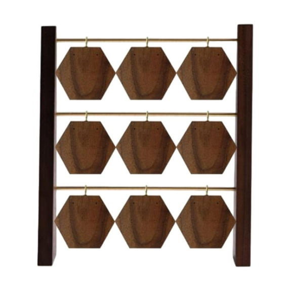 EHJRE Jewelry Organizer Display Earring Display Holder for Dresser Stores Showcase 24cmx4cmx21cm