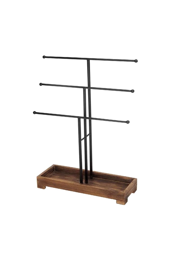 Jewelry Organizer Display Jewelry Display Rack Desktop, Earring Stand Earring Holder Organizer Necklace Hanger for Countertop