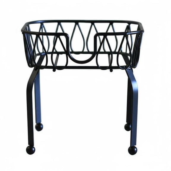 EHJRE Juice Jar Stand Beverage Dispenser Rack Iron Keg Holder Sturdy Metal 4 Leg Base for Weddings Buffets Parties
