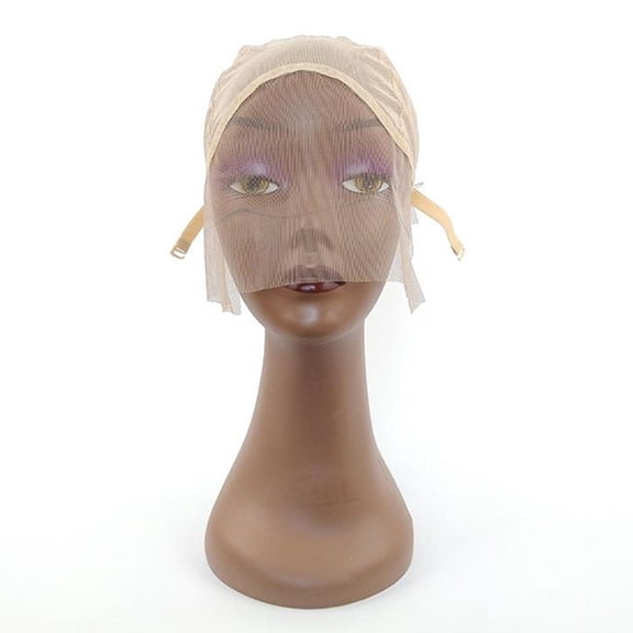 EHJRE Lace Front Wig Cap with Adjustable Straps, Wig Base for Ventilating Or Knotting, Wig Making Cap, Wig Foundation