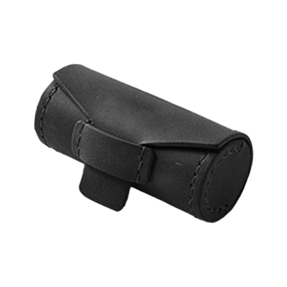 EHJRE Leather Mini Lipstick Bag Elegant Small Women Gifts for Daily Use Lipstick Pouch black