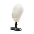 thumbnail image 1 of EHJRE Mannequin Head Model with Base Hat Display Stand for Headwear Jewellery Home Black Base, 1 of 9