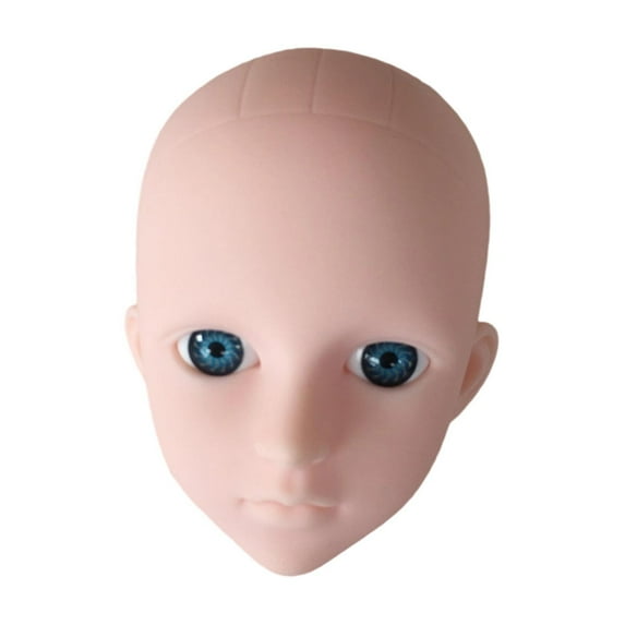 EHJRE Mannequin Training Head Cosmetology Face Head for Beauty Salon Home Beginner Blue Eyes