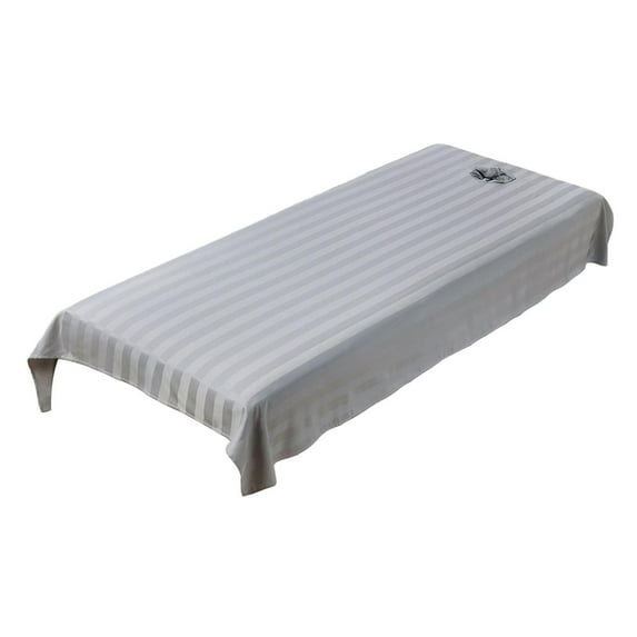 EHJRE Massage Table Sheet Beauty Bed Sheet with Face Breath Hole Washable Premium Face Rest Cover Flat and Fitted Sheet, for Beauty Gray