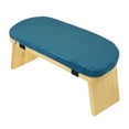thumbnail image 1 of EHJRE Meditation Bench Seiza Prayer Bench Ergonomic, Portable, Wooden, Foldable with Removable Cushion Kneeling Stool Prayer Stool Blue, 1 of 9