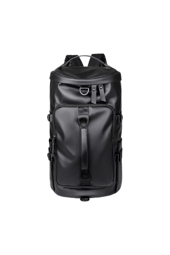 Men's Travel Backpack Carry on Casual Duffle Bag for Sports Trekking Fitness Black