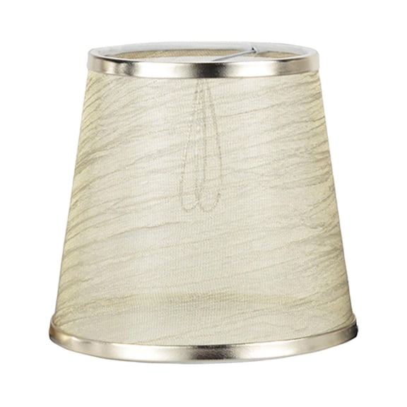 EHJRE Modern Lamp Shade, Durable Lightweight Replacement Shell Cover Fabric Lampshade for Parties Wall Lamp Decoration Cafe Chandelier Accessories Gold