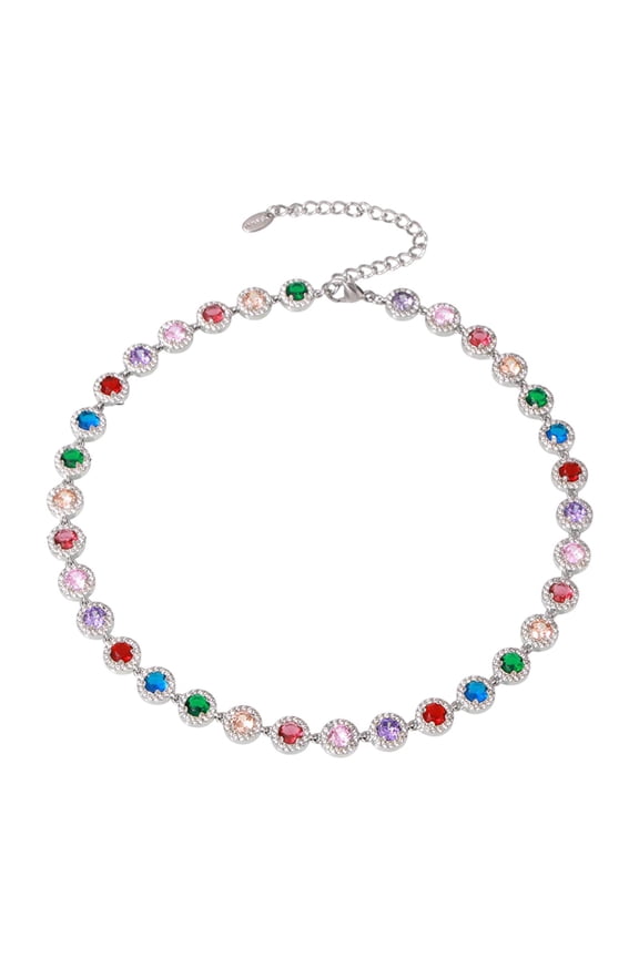 Neck Chain Statement Link Chain Necklace for Bridesmaid Valentine's Day Gift