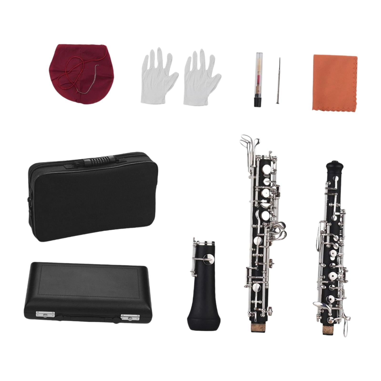 EHJRE Oboe C Key and Cleaning Cloth Gloves 22 Keys for Musicians Students Beginner