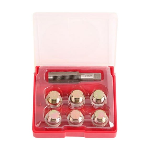 EHJRE Oil Drain Plug Tap Thread Repair Kit Professional Easy Installation Carbon Steel M17x1.5