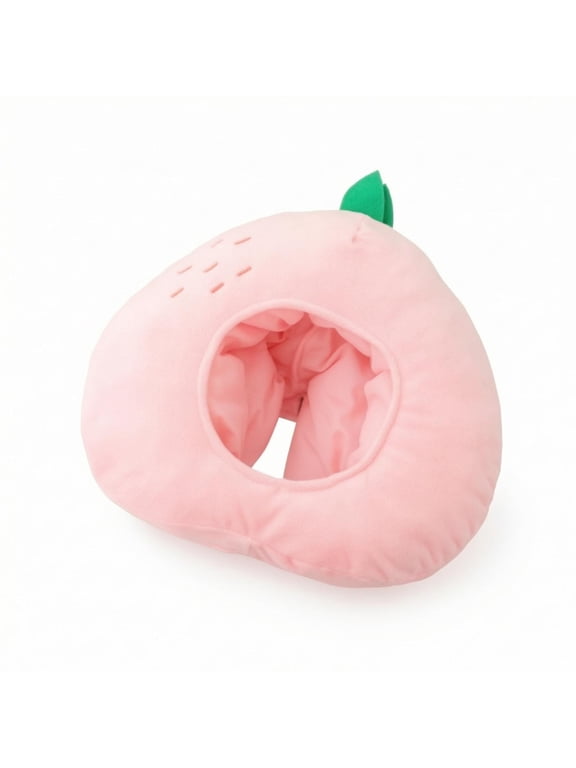 Peach Costume Headpiece Comfortable Fruit Hat with Leaf Lightweight for Parties