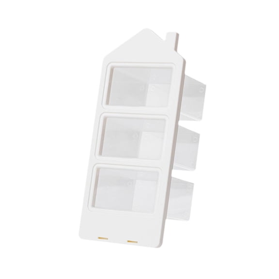 EHJRE Pen Cup Markers Storage Countertop Pencil Holder for Office Room Living Room White