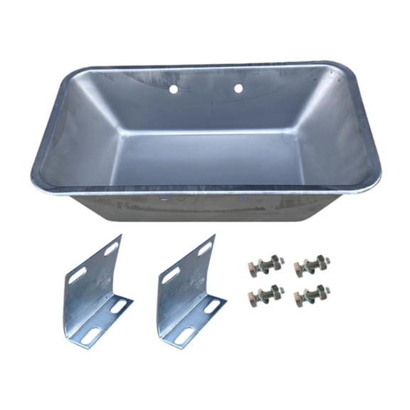 EHJRE Pig Feeding Trough Easy to Install with Stand Large Capacity Pig Feeder Bowl Style A
