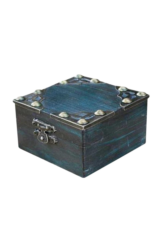 Pirate Treasure Chest Toy Jewelry Box for Stud Earrings Pendant Charms Rings