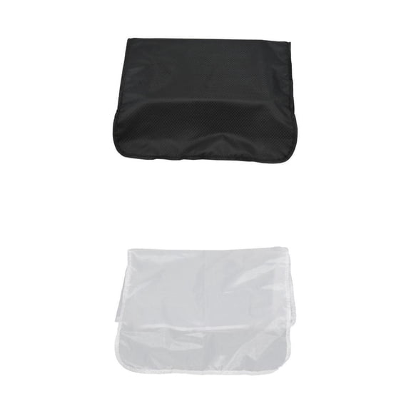 EHJRE Plastic Cover for Armchair Backrest in Hairdressers Hairdressers black and white