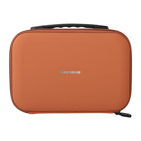 EHJRE Portable Carrying Case Anti Scratch PU Leather Dustproof Storage Case orange