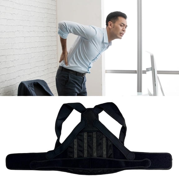EHJRE Posture Correct Belt Trainer Back Straightener Corrective Waistband for Back XL