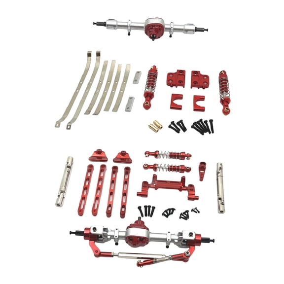 EHJRE RC Car Accessories Chassis Upgrading Modified for 82Pro 1/12 Scale Hobby Car Red