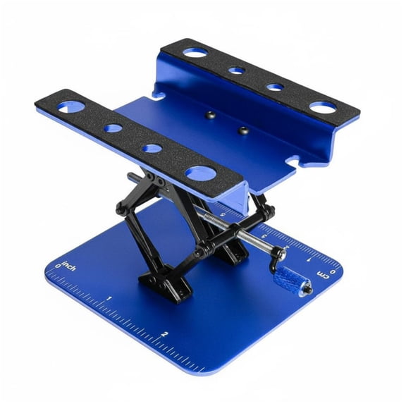 EHJRE RC Car Repair Stand Chassis Stand Service Platform Sturdy Metal with Ruler Markings for Unisex Adult Hobby RC Vehicle Parts