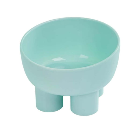 EHJRE Raised Cat Bowls Elevated Stable Pet Feeding Bowl Protect Pet's Neck for Kitty Puppy Indoor Cats Small, Medium and Large Cats Blue