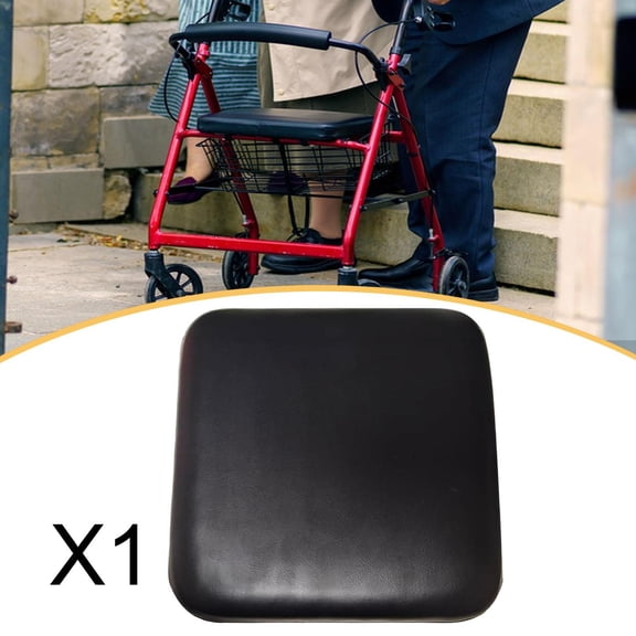 EHJRE Rollator Seat Cushion Wheelchairs Cushion Replacement Part Waterproof Soft,for Long Sitting,Universal,Replacement Padded Seat