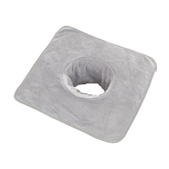 EHJRE SPA Towel with Face Hole,Massage Bed Sheets,Beauty Salon Bed Sheet,Soft,Reusable Massage Table Cover Bed Cover Protector light gray