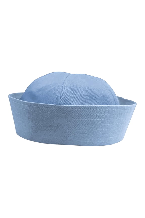 Sailor Hat Fashionable Versatile Sailor Cap for Performance Masquerade Party Blue