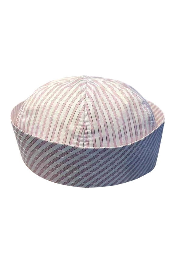 Sailor Hat Fashionable Versatile Sailor Cap for Performance Masquerade Party Pink Stripes
