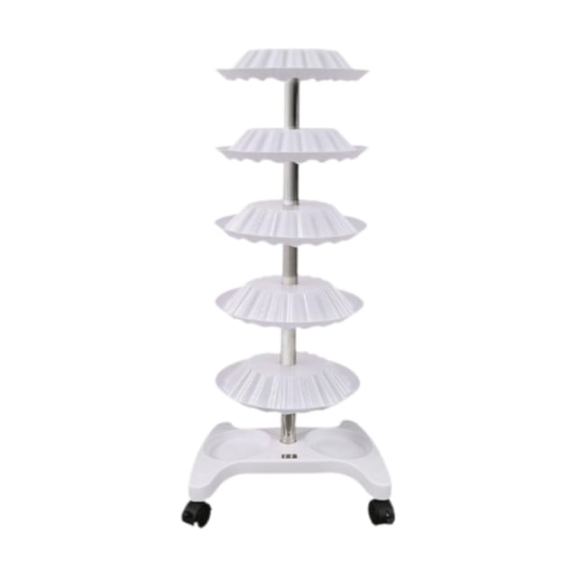 EHJRE Salon Trolley Vertical Space Saving Auxiliary Beauty Rolling Cart