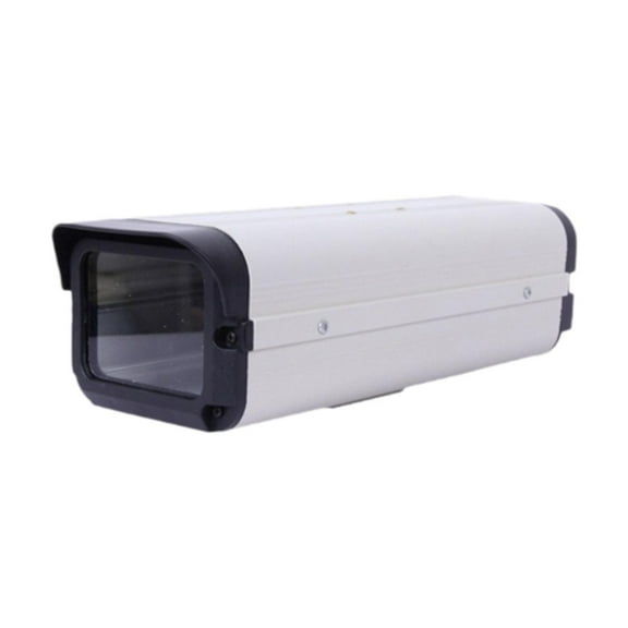 EHJRE Security Camera Housing Case Heavy Duty Weatherproof with Clear Glass Wall Mount