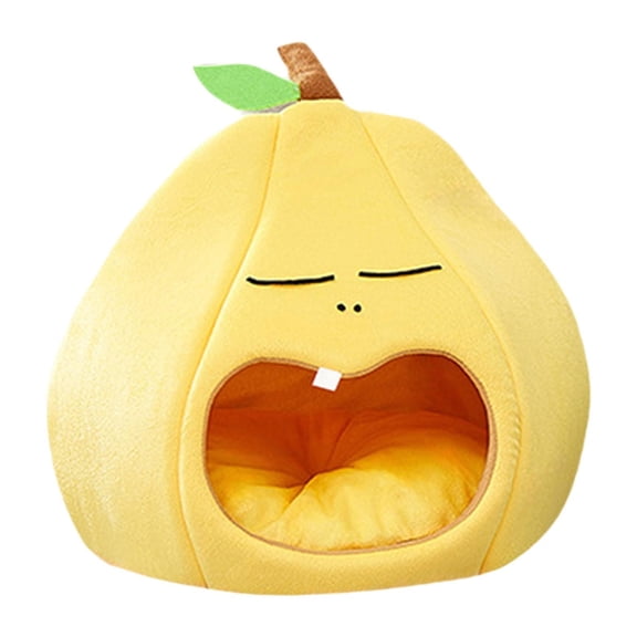 EHJRE Semi Closed Cat Nest Hideout Soft Washable Shelter Cat Pet Bed for Dogs Cats XL