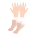 thumbnail image 1 of EHJRE Silicone Gloves and Socks for Women ,SPA Lightweight, Practical for Hands Feet Care, Hands Care Heels Care for Winter Color, 1 of 8