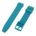 thumbnail image 1 of EHJRE Silicone Soft Rubber Replacement 20mm for Watch and Smartwatches - Turquoise, 1 of 8